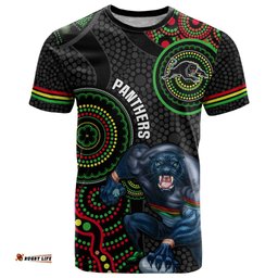 custom nrl panthers t shirt indigenous penrith dynamic black version