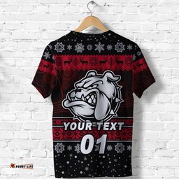 custom personalised west football club alice springs t shirt christmas the bloods simple style black