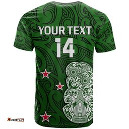 custom text and number aotearoa rugby t shirt all stars new zealand tiki maori