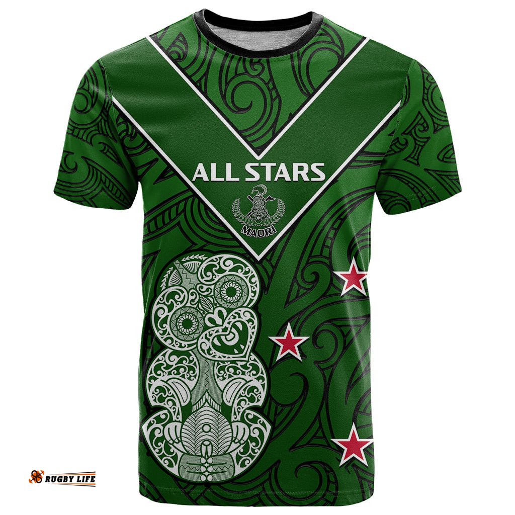 custom text and number aotearoa rugby t shirt all stars new zealand tiki maori