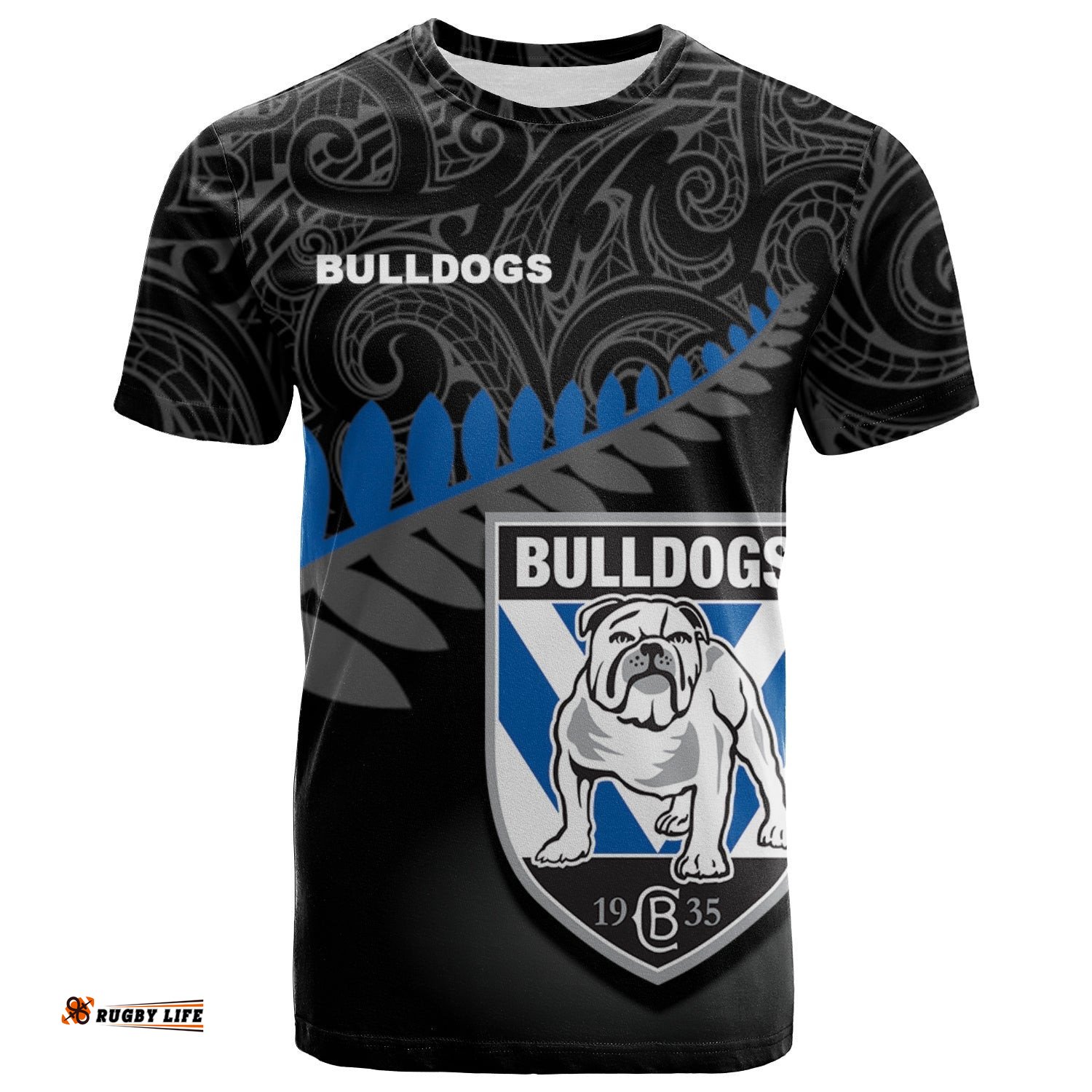 canterbury bankstown bulldogs t shirt rugby maori nrl