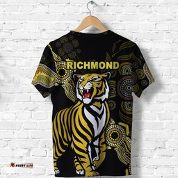 richmond tigers t shirt simple indigenous