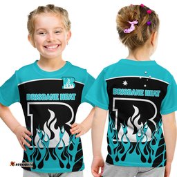 custom text and number brisbane heat cricket 2023 t shirt simple style