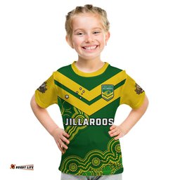 australia rugby t shirt jillaroos champions indigenous green style