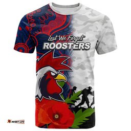 custom personalisedroosters anzac day aboriginal mix army patterns t shirt