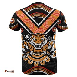 wests tigers t shirt aboriginal style
