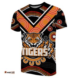 wests tigers t shirt aboriginal style