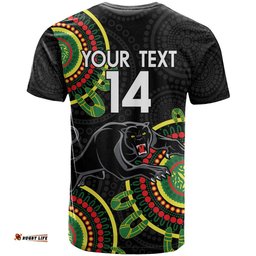custom nrl panthers naidoc week t shirt keep the fire burning indigenous art