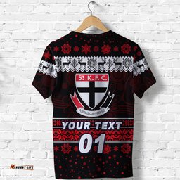 custom personalised st kilda saints t shirt christmas simple style