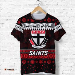 custom personalised st kilda saints t shirt christmas simple style