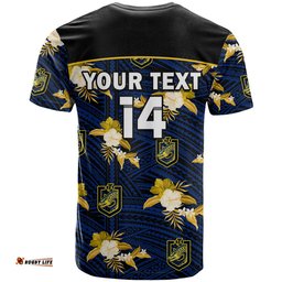 custom text and number parramatta eels rugby t shirt polynesian tribal mix tropical hawaiian style