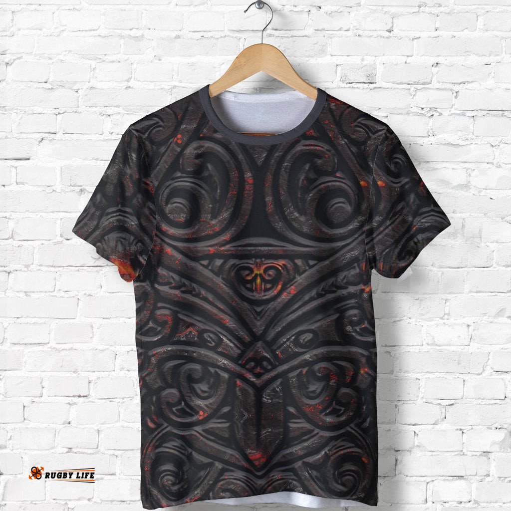 new zealand warriors rugby shirt maori tiki volcano t shirtAmazing Aussie