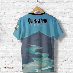 australia t shirt queensland t shirt landscape art
