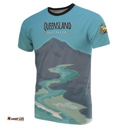 australia t shirt queensland t shirt landscape art