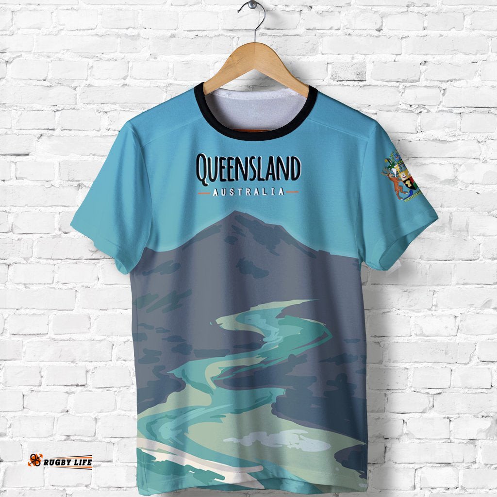 australia t shirt queensland t shirt landscape art