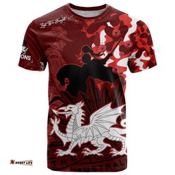 custom text and number nrl anzac 2023 st dragons t shirt camouflage