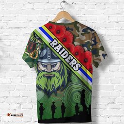 raiders t shirt canberra anzac day