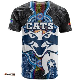 cats football naidoc week t shirt indigenous
