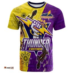 storm aboriginal rugby custom t shirt the indigenous storm thunder catcher