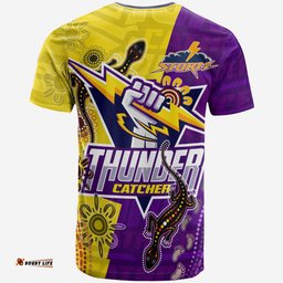 storm aboriginal rugby custom t shirt the indigenous storm thunder catcher