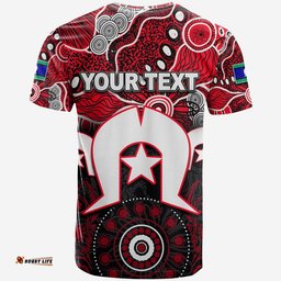 custom personalised saints australian football torres strait islanders mix aboriginal t shirt