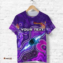 custom personalised melbourne storm t shirt naidoc heal country! heal our nation