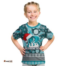 brisbane heat christmas mix aboriginal t shirt