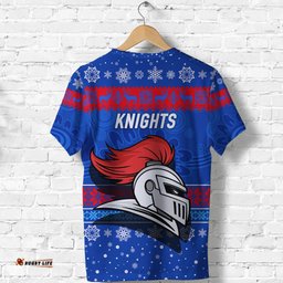 newcastle knights t shirt christmas simple style