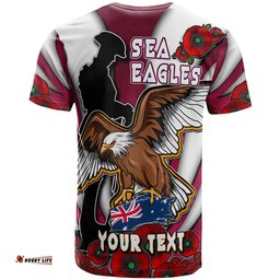 sea eagle rugby t shirt custom sea eagle remembrance day quotes and poppies t shirt