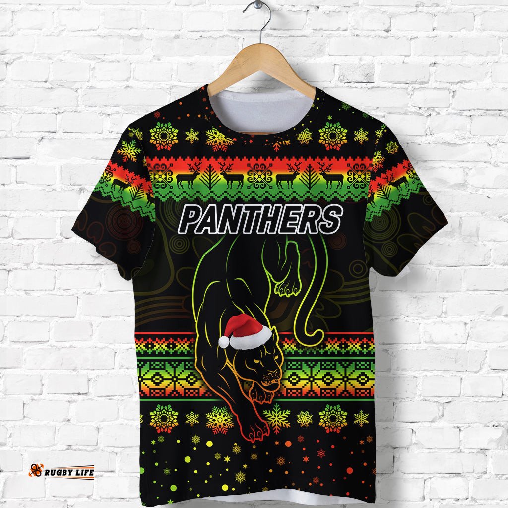 custom personalised penrith panthers t shirt christmas simple style