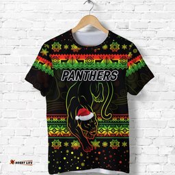 custom personalised penrith panthers t shirt christmas simple style
