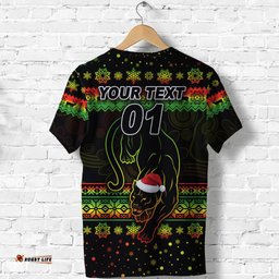 custom personalised penrith panthers t shirt christmas simple style