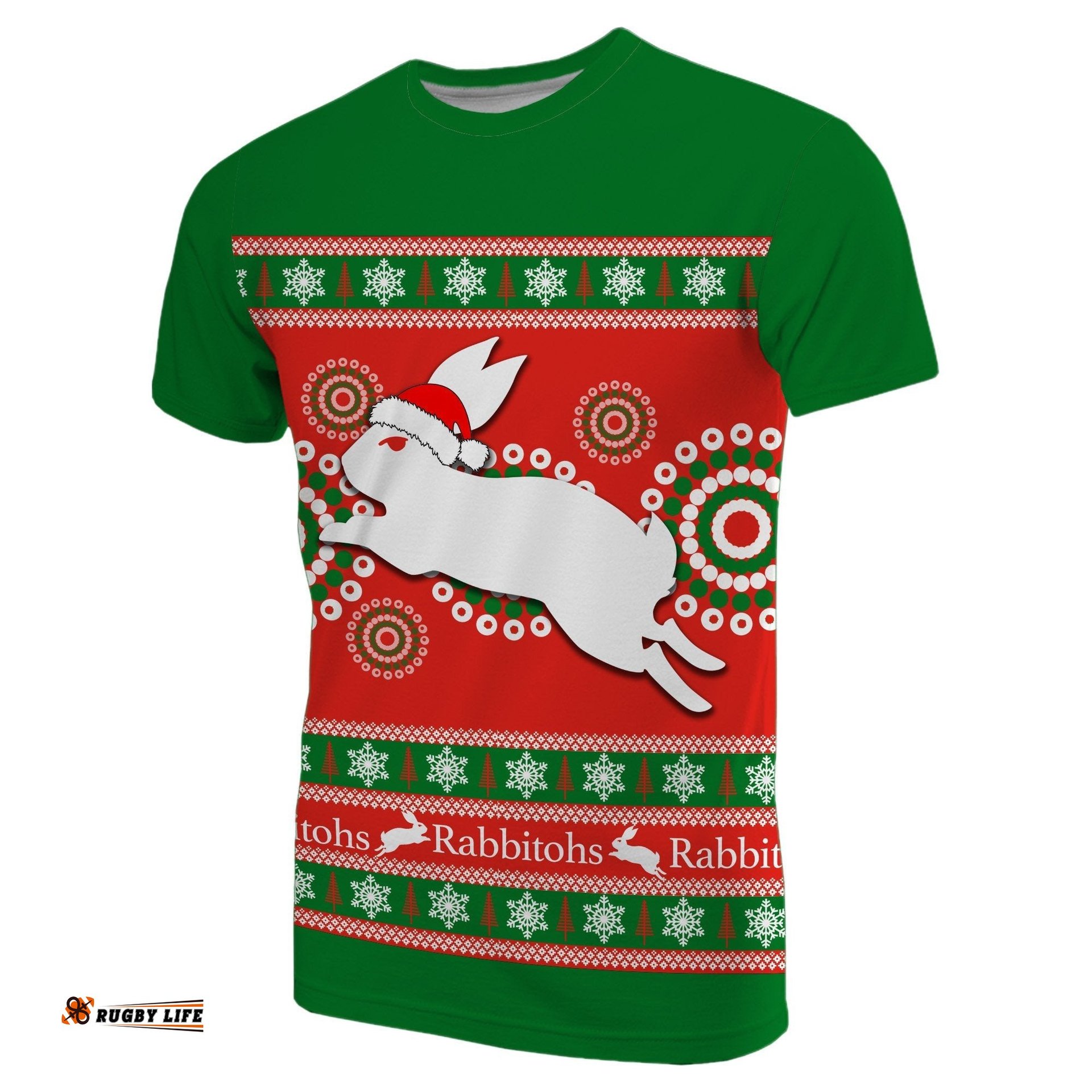 rabbitohs christmas t shirt