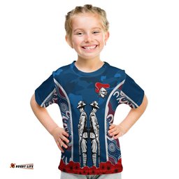 the knights rugby t shirt anzac day camo style