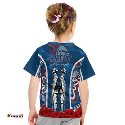 the knights rugby t shirt anzac day camo style