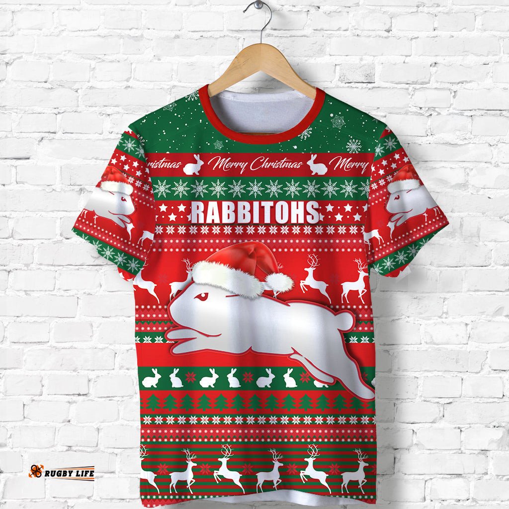 rabbitohs christmas t shirt south sydney indigenous