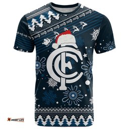custom carlton blues football t shirt christmas vibe 2023