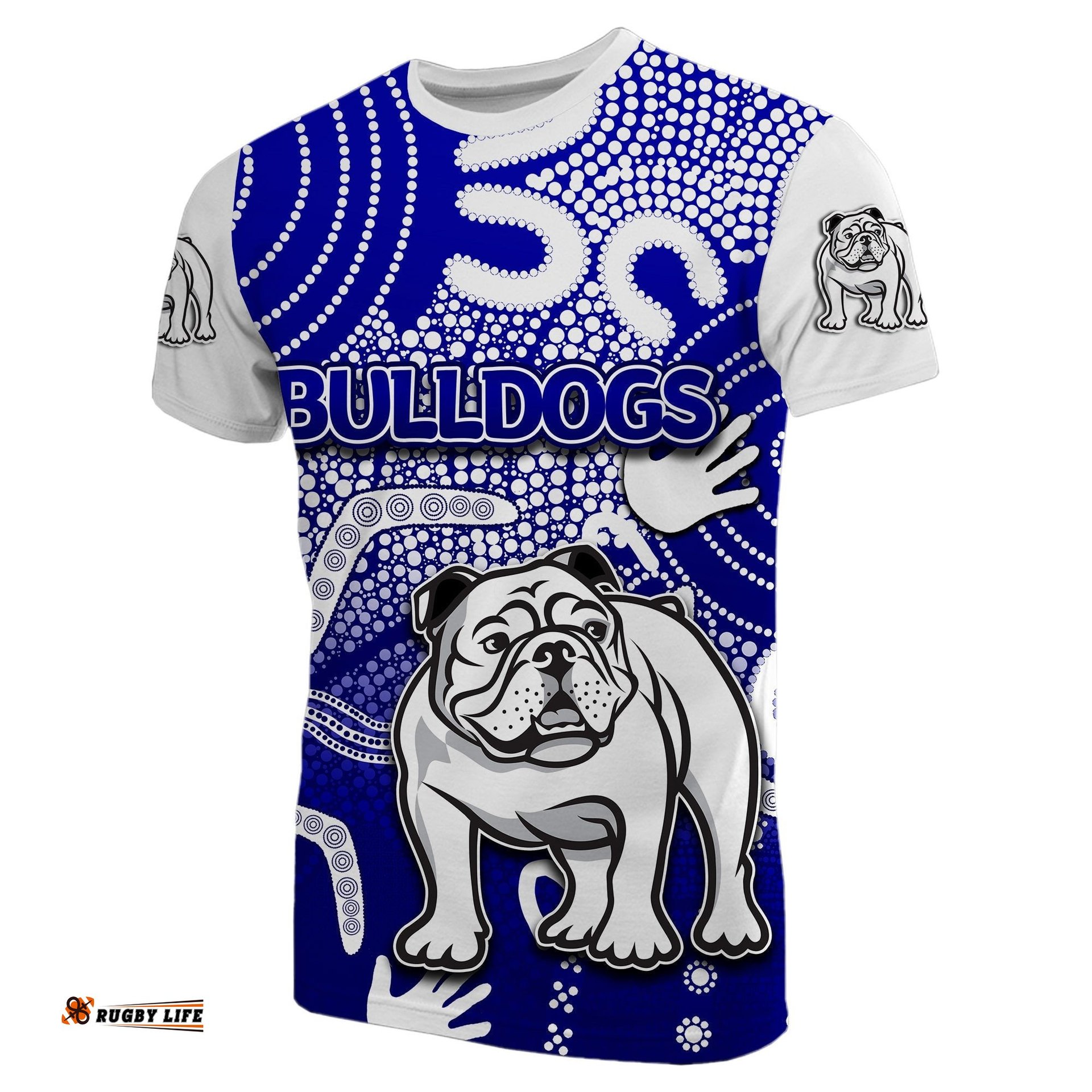 bulldogs t shirt indigenous
