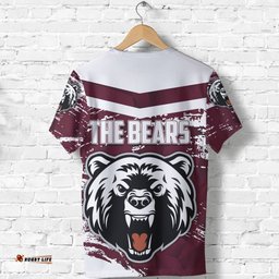 the north sydney bears t shirt painting style