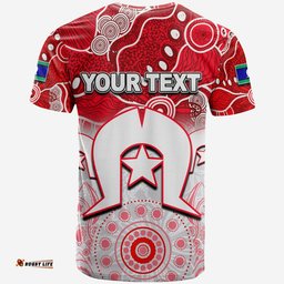custom personalised swans australian football atorres strait islanders mix aboriginal t shirt