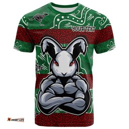 rabbitohs rugby t shirt custom indigenous super rabbitohs t shirt