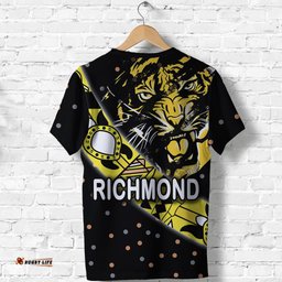richmond t shirt tigers dotted