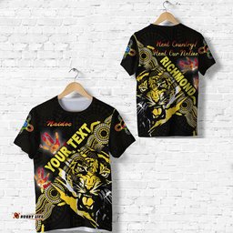 custom personalised richmond tigers t shirt naidoc heal country! heal our nation powerful