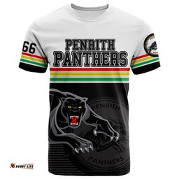custom personalised penrith panthers retro 1966 t shirt white