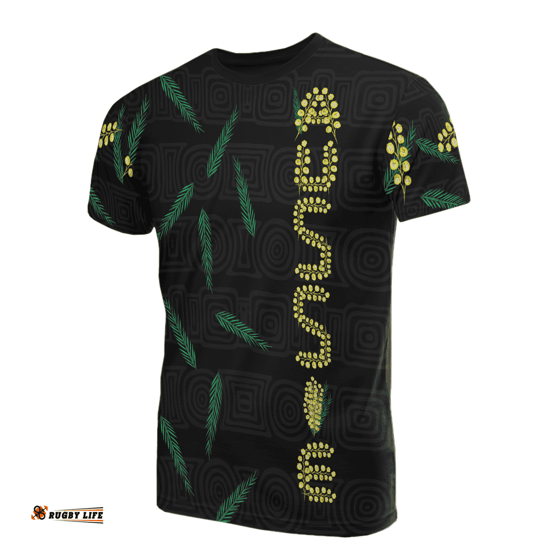 australia t shirt aussie t shirt golden wattle unisex