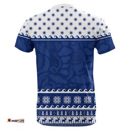 surfing santa claus t shirt christmas australia blue style