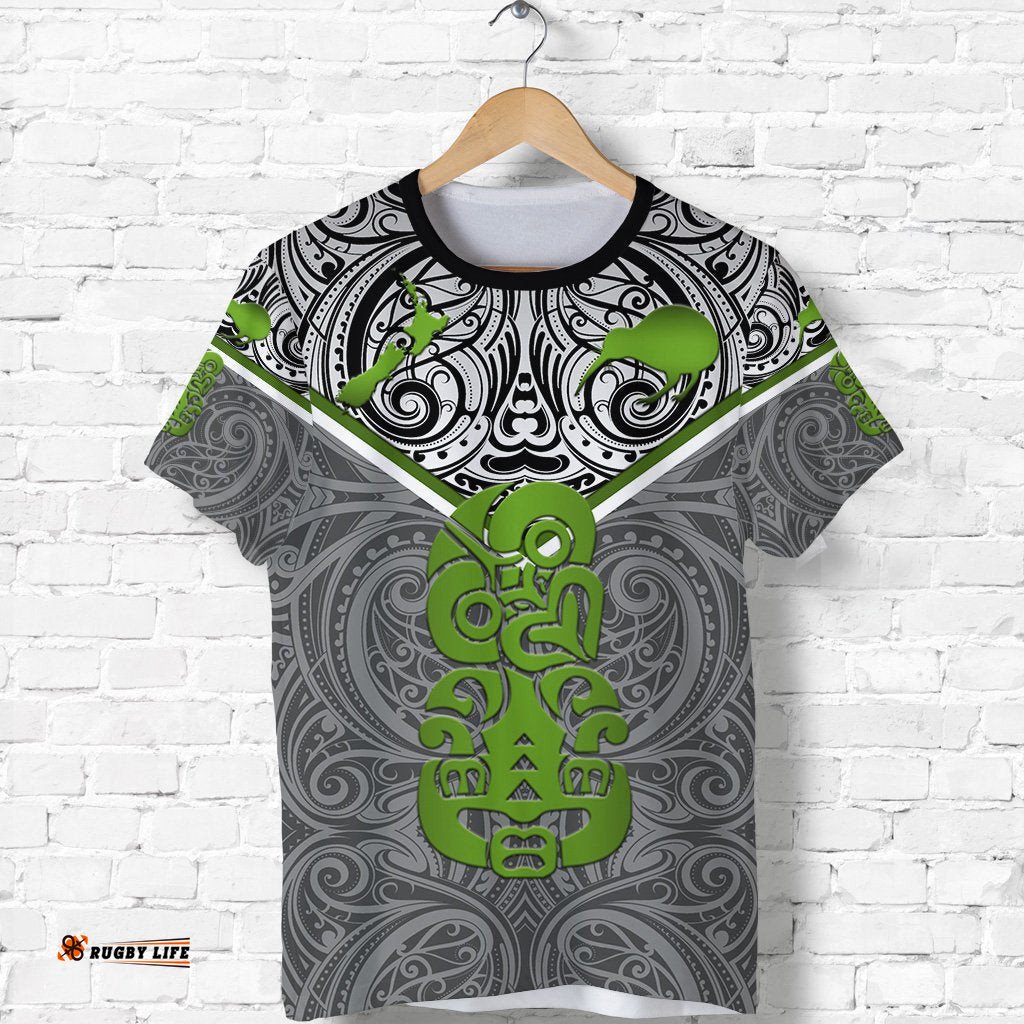 new zealand maori rugby t shirt pride version grayAmazing Aussie