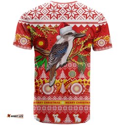 australia t shirt kookaburra mix golden wattle aboriginal art merry christmas