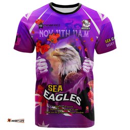 sea eagles rugby t shirt custom sea eagles remembrance day lest we forget poppies t shirt