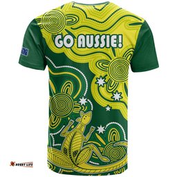 australia cricket t shirt go aussie world cup 2023 aboriginal style unique